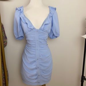 Baby blue dress